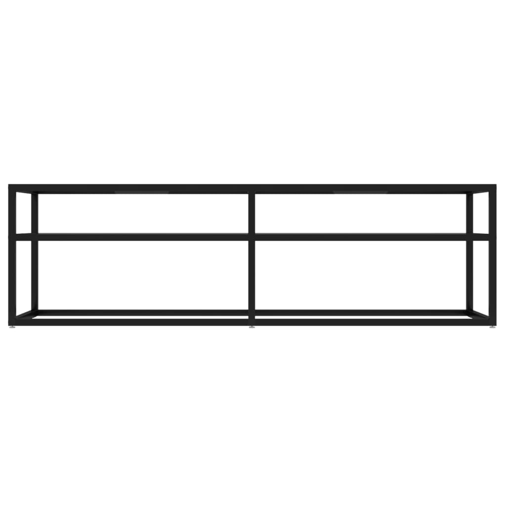 vidaXL Comodă TV, transparent, 140x40x40,5 cm, sticlă securizată