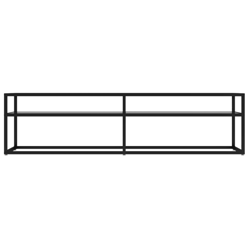 vidaXL Comodă TV, transparent, 160x40x40,5 cm, sticlă securizată
