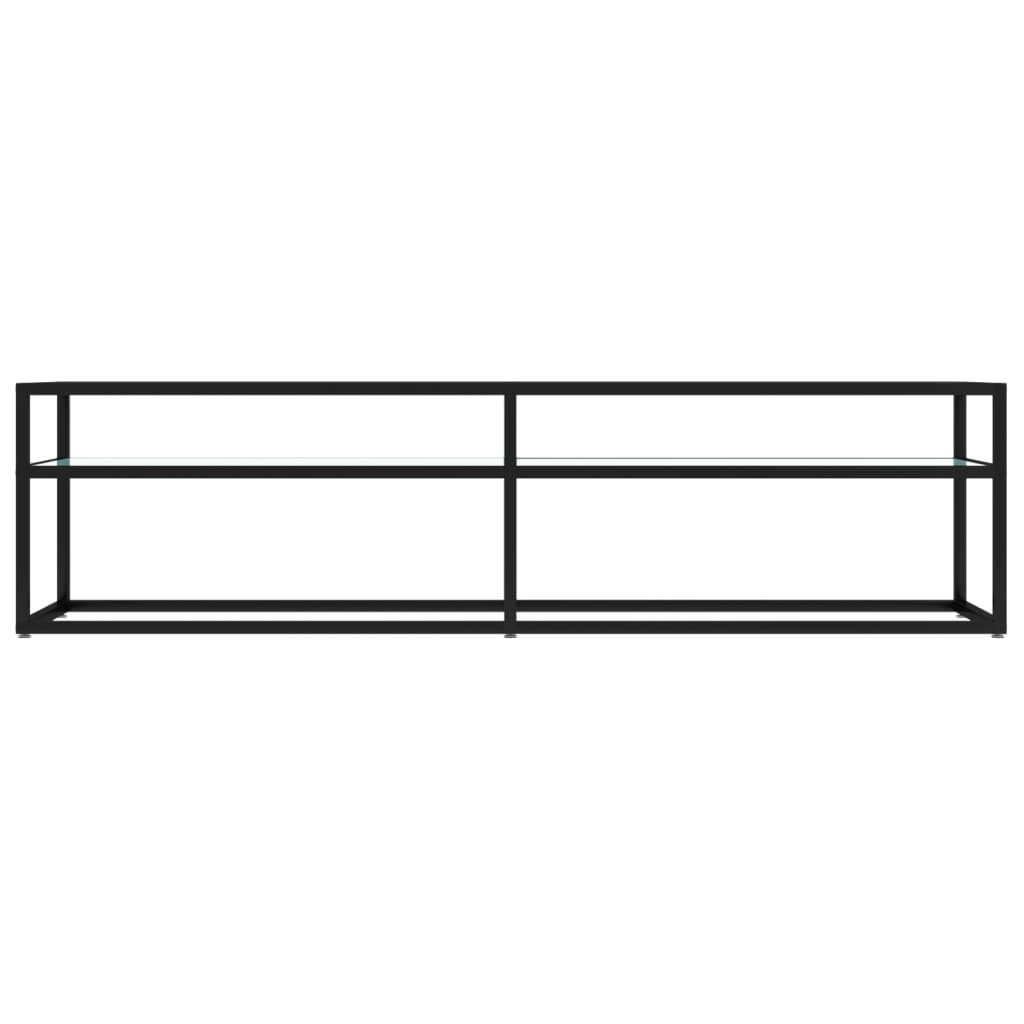vidaXL Comodă TV, marmură albă, 160x40x40,5 cm, sticlă securizată vidaXL Comodă TV, marmură albă, 160x40x40,5 cm, sticlă securizată