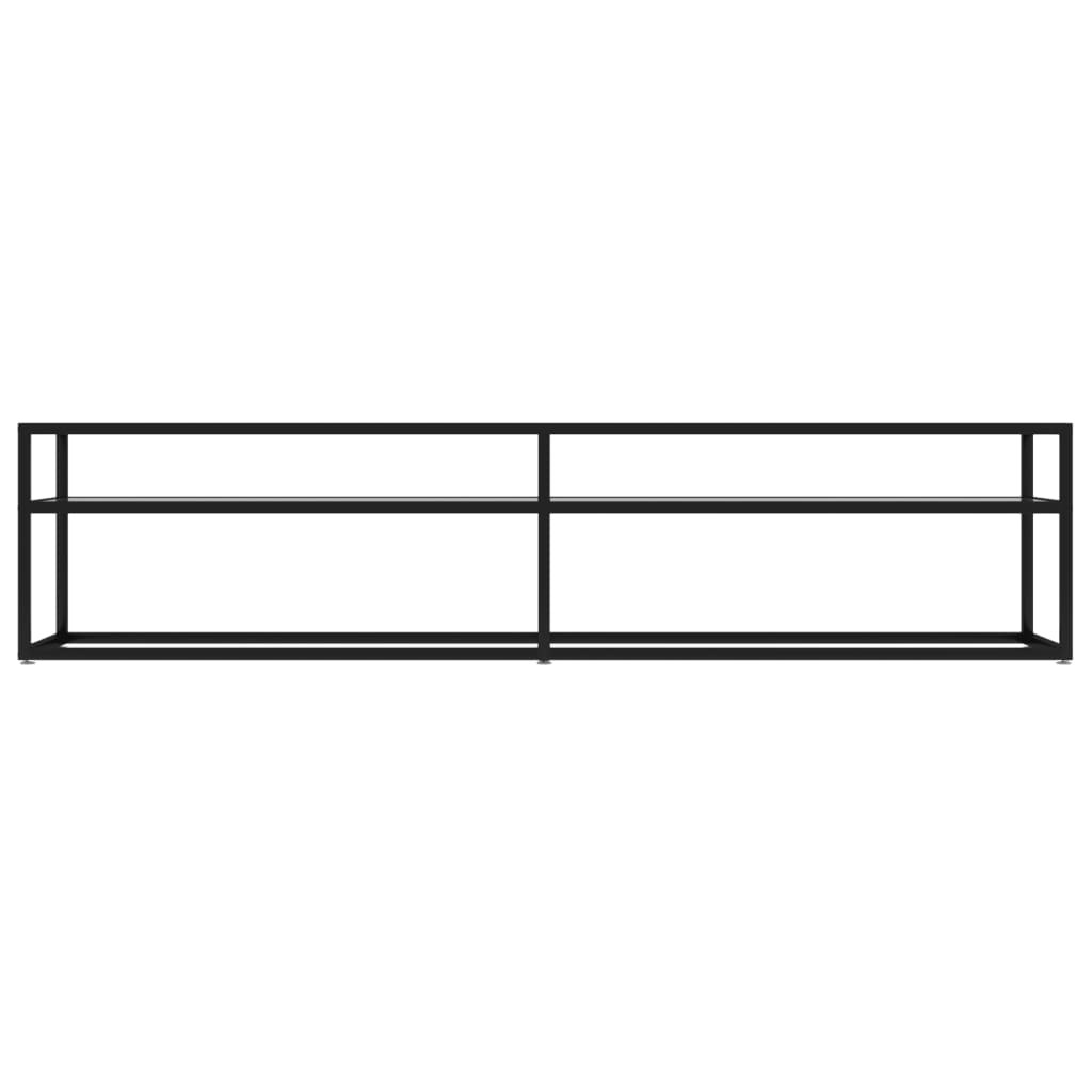vidaXL Comodă TV, transparent, 180x40x40,5 cm, sticlă securizată