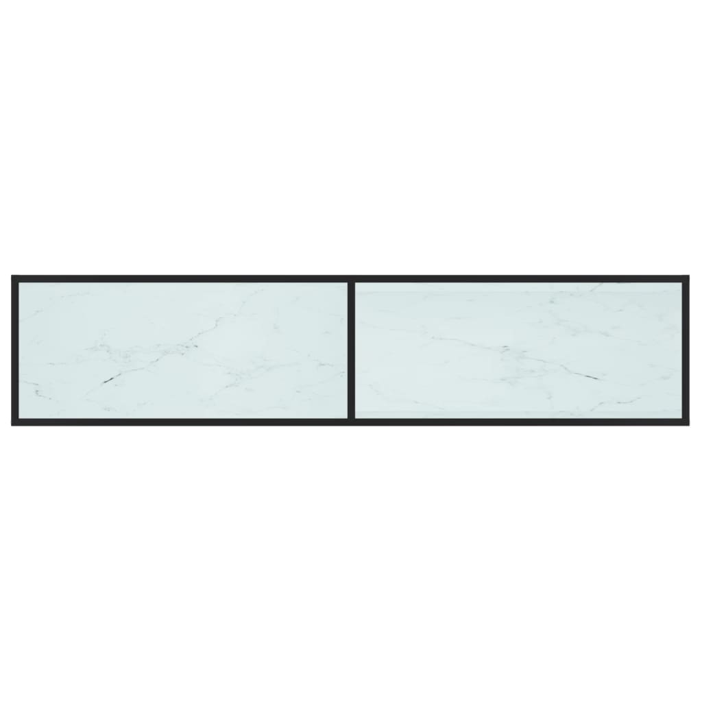 vidaXL Comodă TV, marmură albă, 180x40x40,5 cm, sticlă securizată vidaXL Comodă TV, marmură albă, 180x40x40,5 cm, sticlă securizată