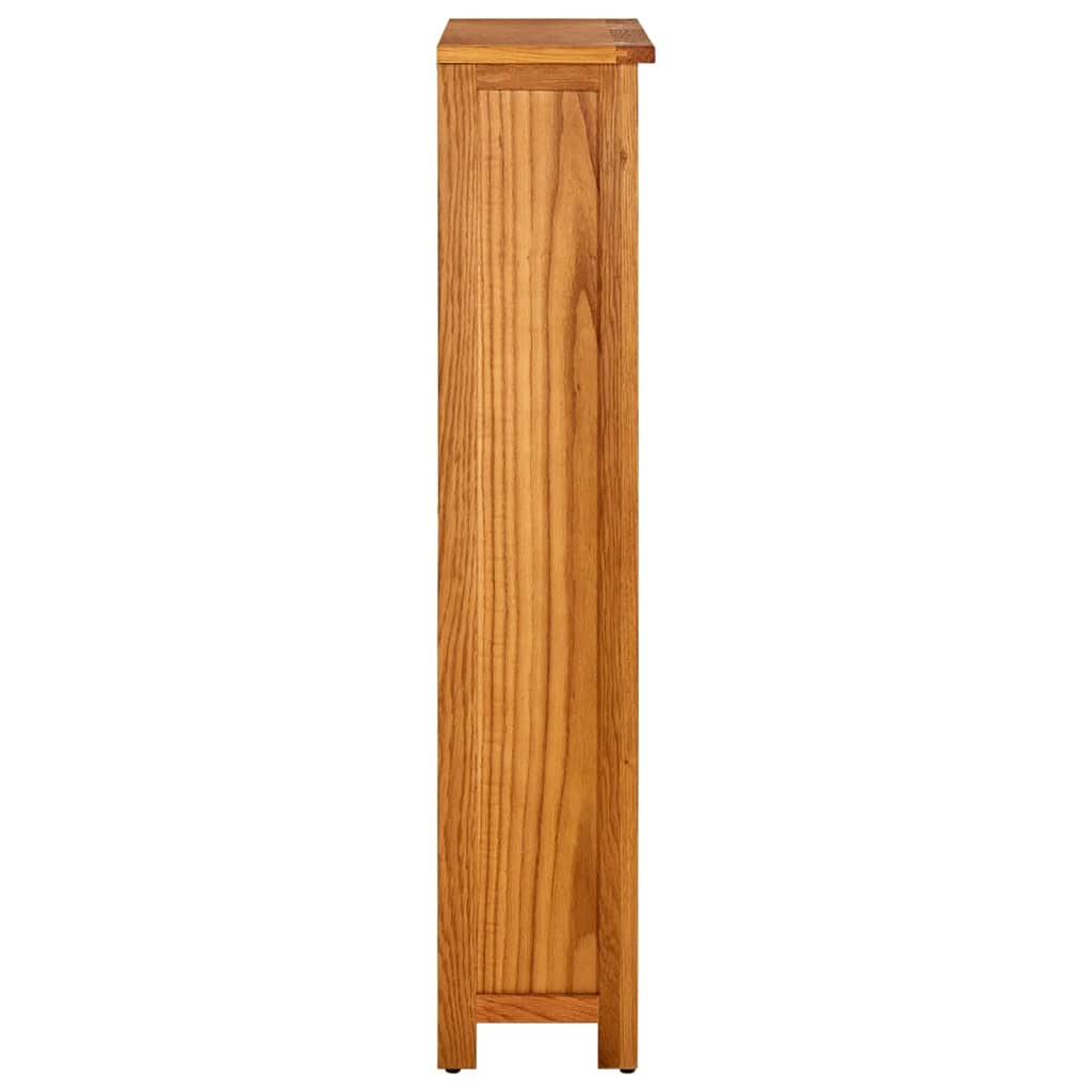 vidaXL Bibliotecă cu 4 rafturi, 70x22x110 cm, lemn masiv de stejar vidaXL Bibliotecă cu 4 rafturi, 70x22x110 cm, lemn masiv de stejar