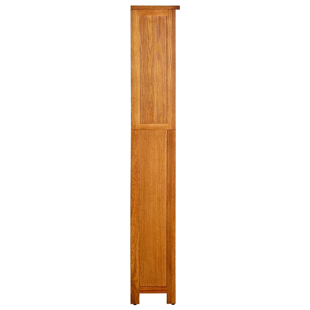 vidaXL Bibliotecă cu 5 rafturi, 70x22x140 cm, lemn masiv de stejar vidaXL Bibliotecă cu 5 rafturi, 70x22x140 cm, lemn masiv de stejar