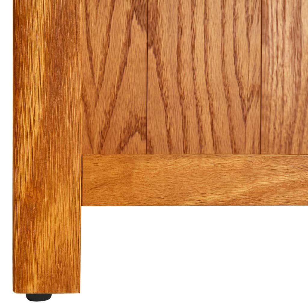 vidaXL Bibliotecă cu 5 rafturi, 70x22x140 cm, lemn masiv de stejar vidaXL Bibliotecă cu 5 rafturi, 70x22x140 cm, lemn masiv de stejar