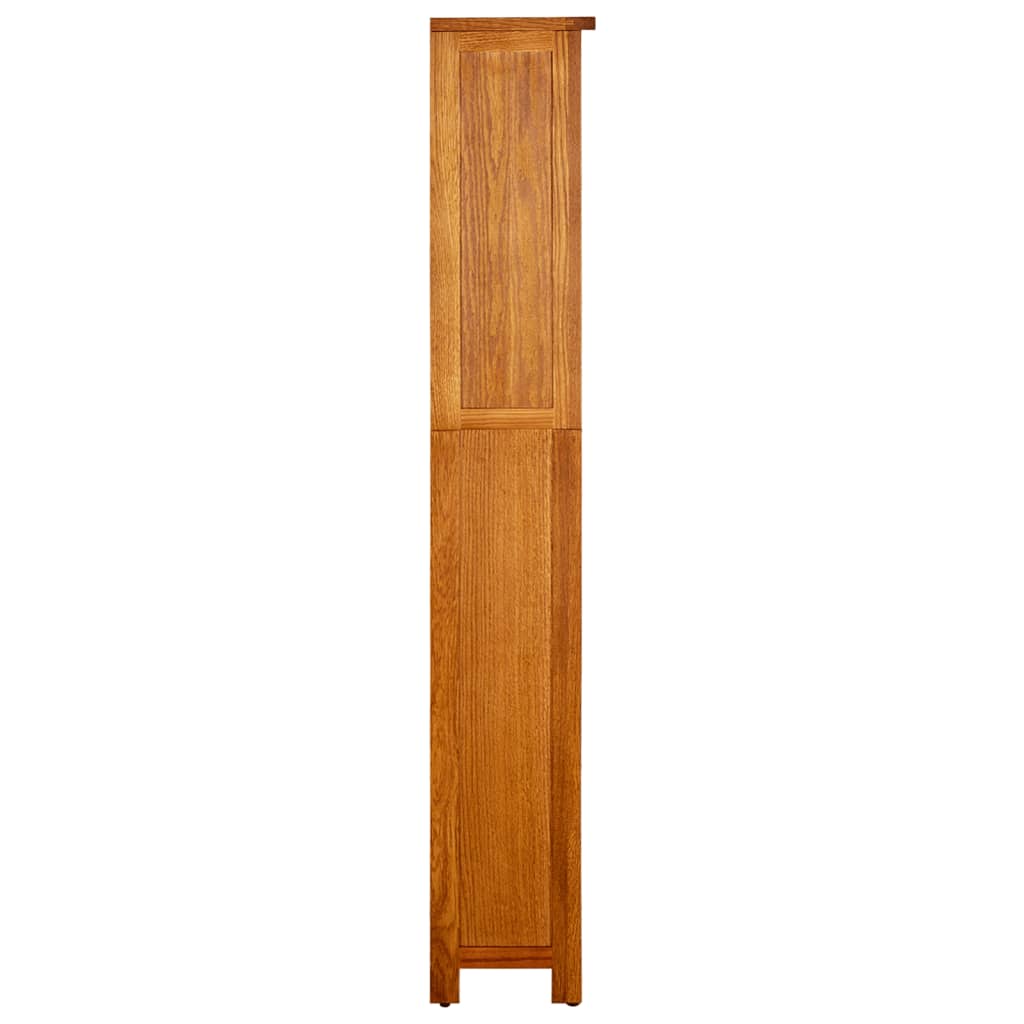 vidaXL Bibliotecă cu 5 rafturi, 45x22x140 cm, lemn masiv de stejar vidaXL Bibliotecă cu 5 rafturi, 45x22x140 cm, lemn masiv de stejar