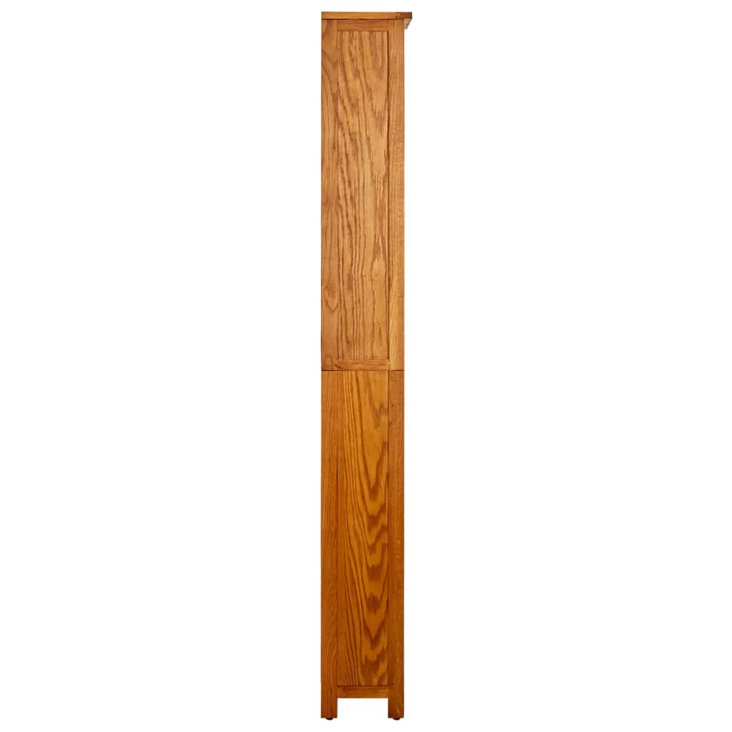 vidaXL Bibliotecă cu 6 rafturi, 52x22x180 cm, lemn masiv de stejar vidaXL Bibliotecă cu 6 rafturi, 52x22x180 cm, lemn masiv de stejar