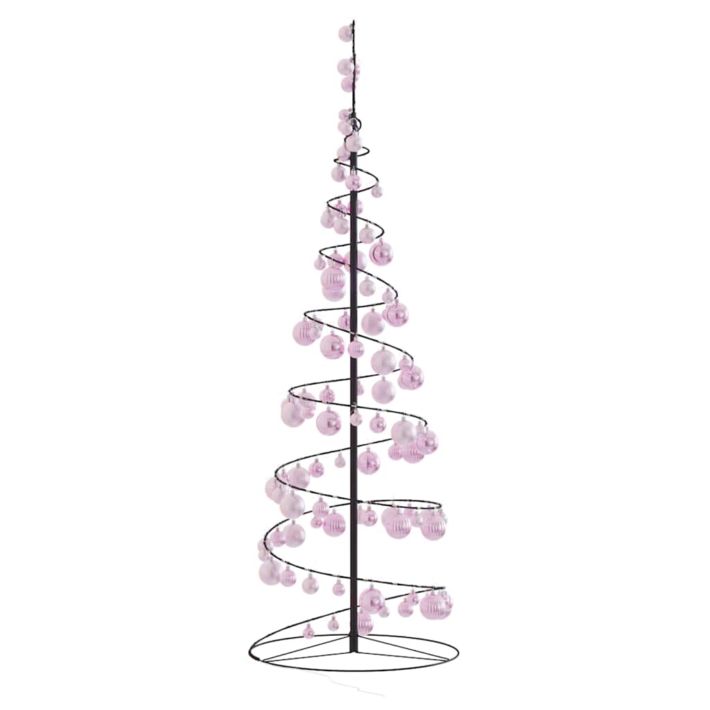 vidaXL Pom de Crăciun cu LED-uri 100 LED-uri alb cald 150 cm