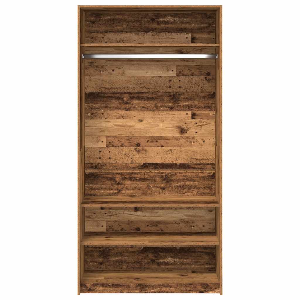 vidaXL Șifonier, lemn vechi, 100 x 50 x 200 cm, lemn prelucrat vidaXL Șifonier, lemn vechi, 100 x 50 x 200 cm, lemn prelucrat