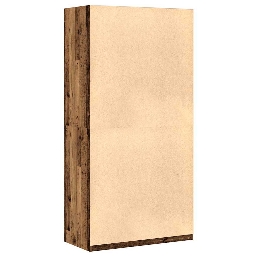 vidaXL Șifonier, lemn vechi, 100 x 50 x 200 cm, lemn prelucrat vidaXL Șifonier, lemn vechi, 100 x 50 x 200 cm, lemn prelucrat