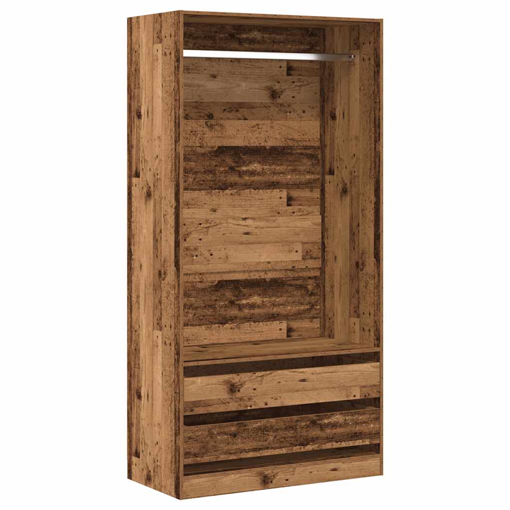 vidaXL Șifonier, lemn vechi, 100 x 50 x 200 cm, lemn prelucrat vidaXL Șifonier, lemn vechi, 100 x 50 x 200 cm, lemn prelucrat