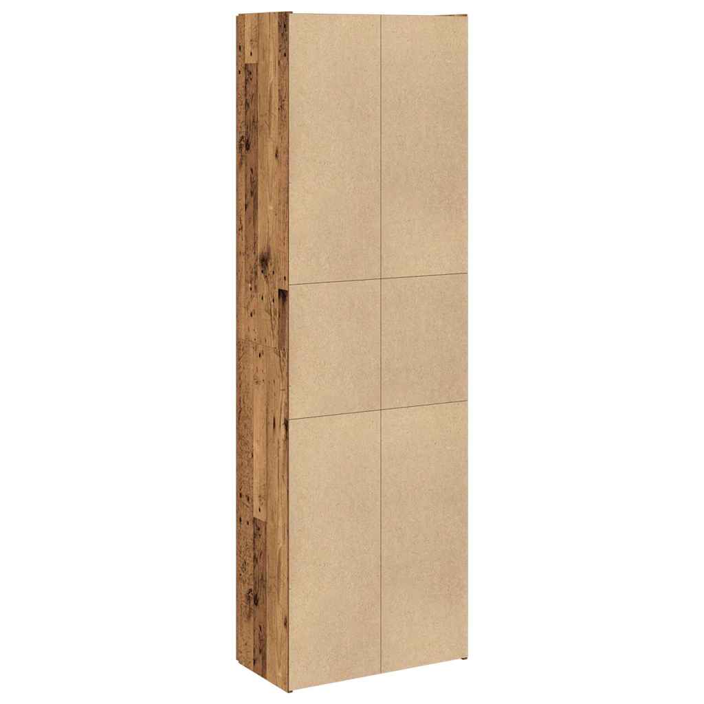 vidaXL Dulap înalt, lemn vechi, 60x32x190 cm, lemn prelucrat vidaXL Dulap înalt, lemn vechi, 60x32x190 cm, lemn prelucrat