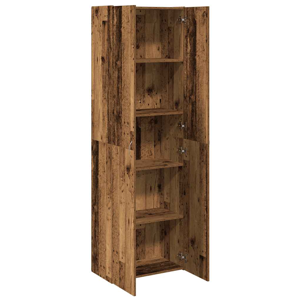 vidaXL Dulap înalt, lemn vechi, 60x32x190 cm, lemn prelucrat vidaXL Dulap înalt, lemn vechi, 60x32x190 cm, lemn prelucrat