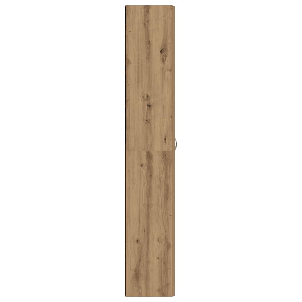 vidaXL Dulap înalt, stejar artizanal, 60x32x190 cm, lemn prelucrat vidaXL Dulap înalt, stejar artizanal, 60x32x190 cm, lemn prelucrat