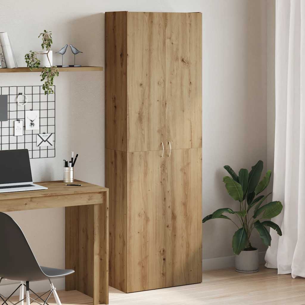 vidaXL Dulap înalt, stejar artizanal, 60x32x190 cm, lemn prelucrat vidaXL Dulap înalt, stejar artizanal, 60x32x190 cm, lemn prelucrat