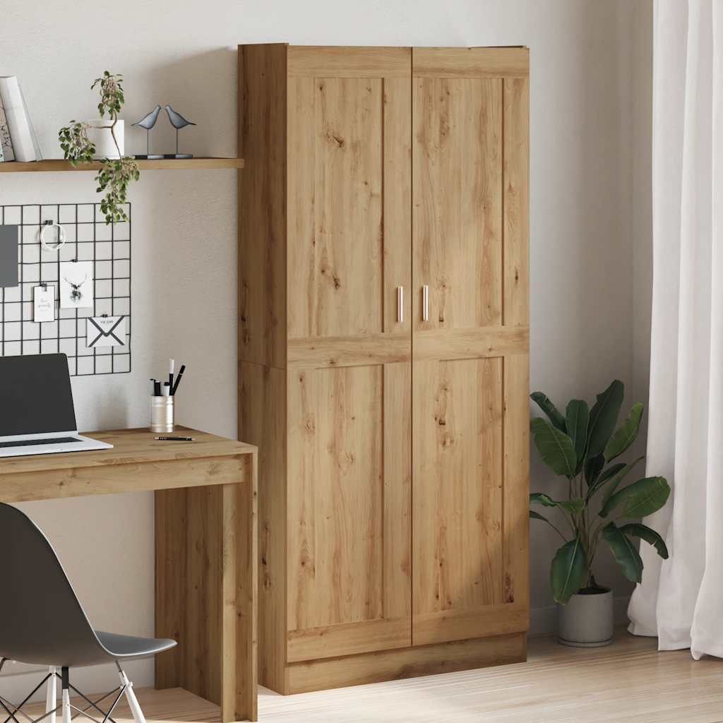 vidaXL Dulap înalt, stejar artizanal, 82,5x30,5x185 cm, lemn prelucrat vidaXL Dulap înalt, stejar artizanal, 82,5x30,5x185 cm, lemn prelucrat