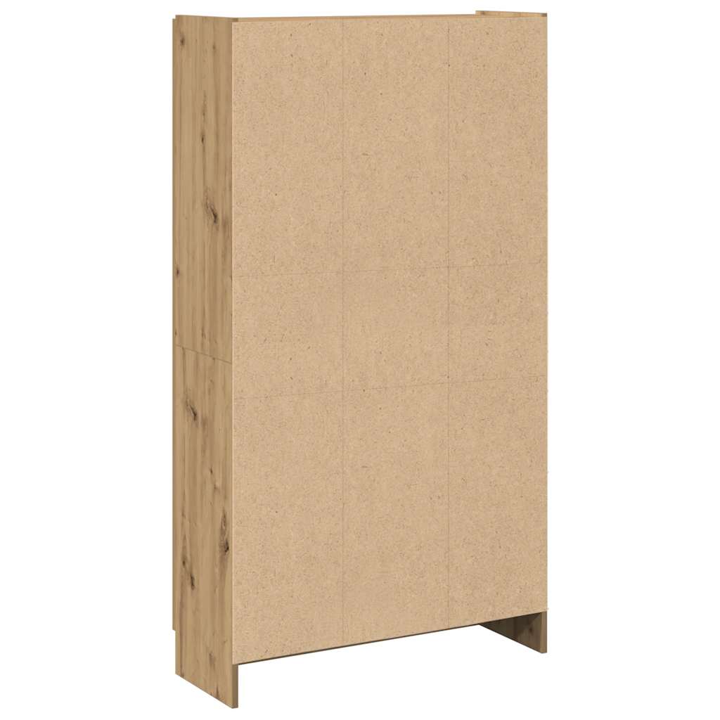 vidaXL Dulap înalt, stejar artizanal, 82,5x30,5x150 cm, lemn prelucrat vidaXL Dulap înalt, stejar artizanal, 82,5x30,5x150 cm, lemn prelucrat