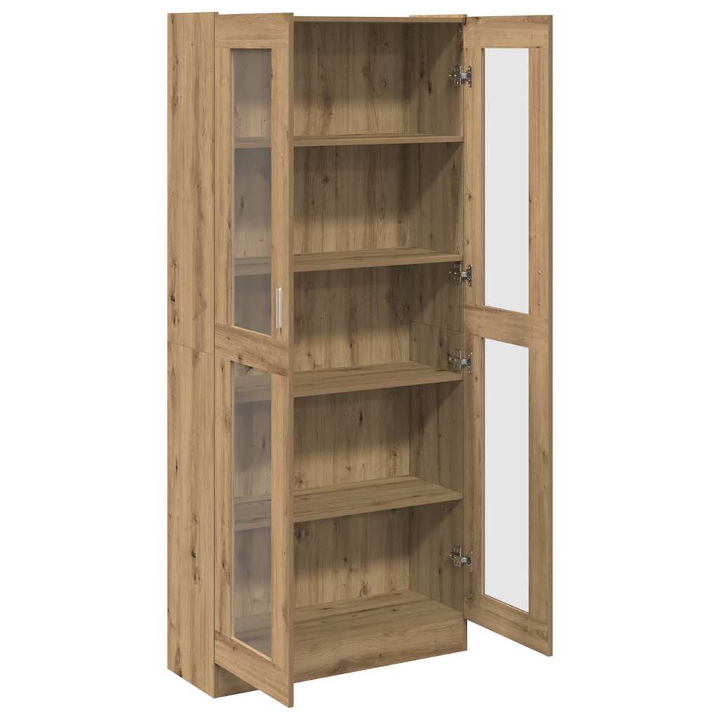vidaXL Dulap înalt, stejar artizanal, 82,5x30,5x185 cm, lemn prelucrat vidaXL Dulap înalt, stejar artizanal, 82,5x30,5x185 cm, lemn prelucrat