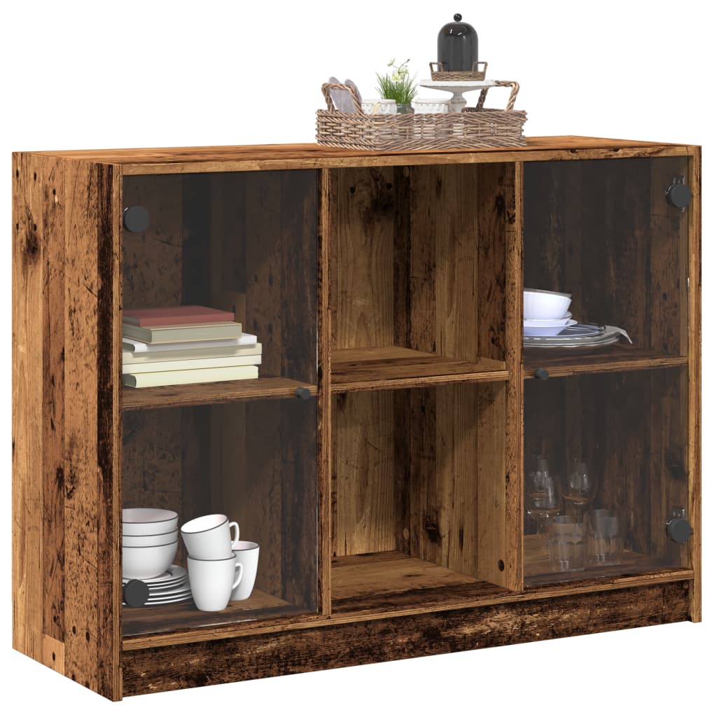vidaXL Dulap, lemn învechit, 102x37x75,5 cm, lemn prelucrat vidaXL Dulap, lemn învechit, 102x37x75,5 cm, lemn prelucrat