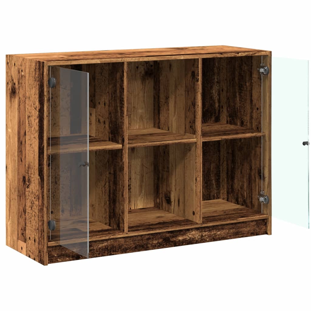 vidaXL Dulap, lemn învechit, 102x37x75,5 cm, lemn prelucrat vidaXL Dulap, lemn învechit, 102x37x75,5 cm, lemn prelucrat