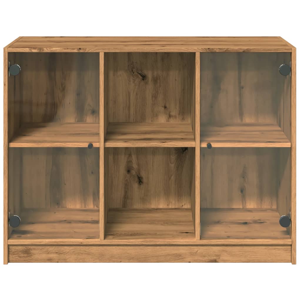 vidaXL Dulap, stejar artizanal, 102x37x75,5 cm, lemn prelucrat