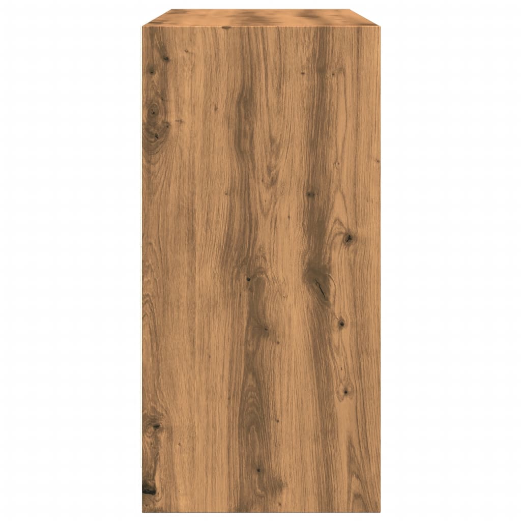 vidaXL Dulap, stejar artizanal, 102x37x75,5 cm, lemn prelucrat