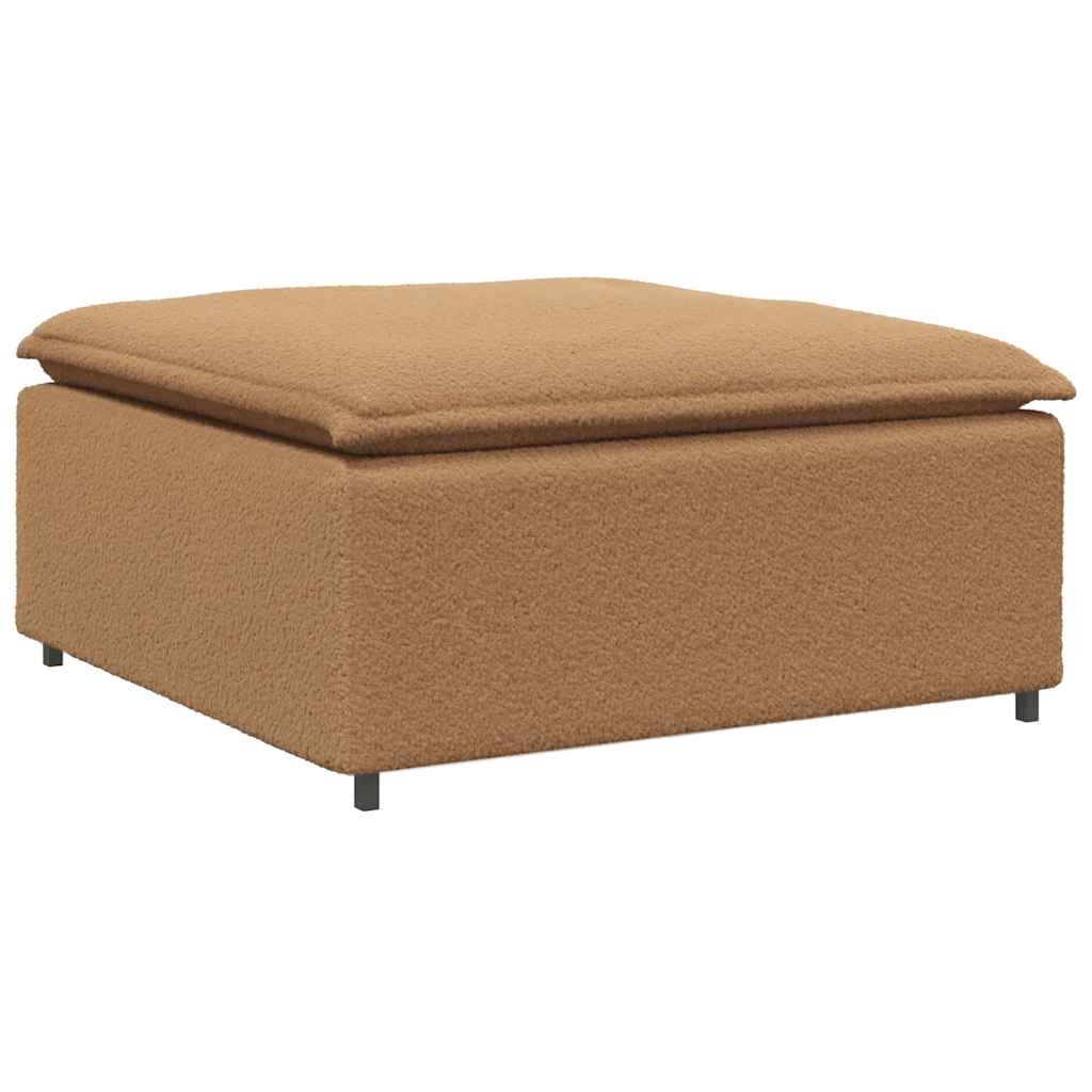 vidaXL Canapea modulară cu taburet și perne, bej vidaXL Canapea modulară cu taburet și perne, bej