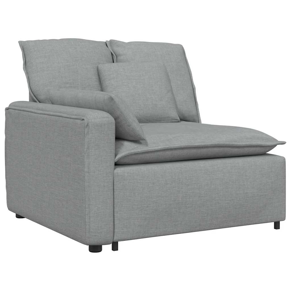 vidaXL Canapea modulară cu perne, gri deschis vidaXL Canapea modulară cu perne, gri deschis
