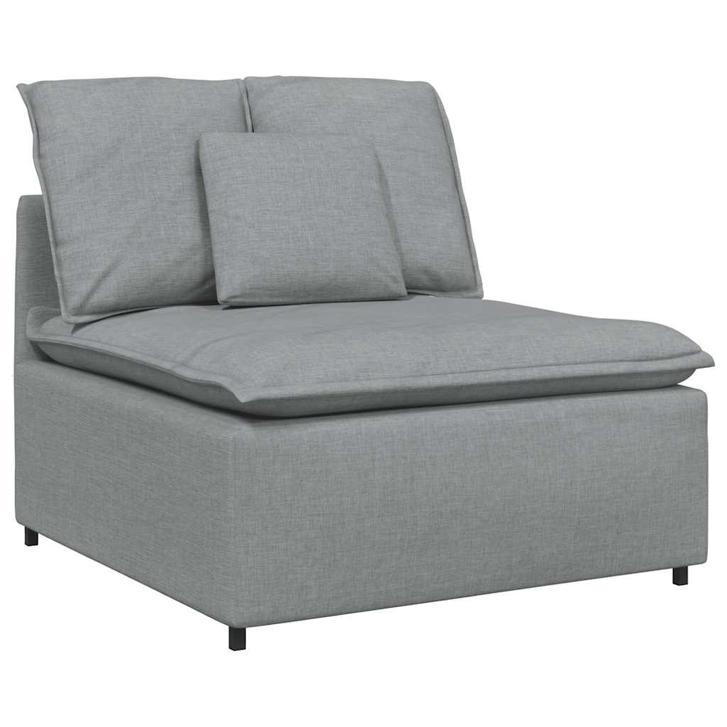 vidaXL Canapea modulară cu perne, gri deschis vidaXL Canapea modulară cu perne, gri deschis