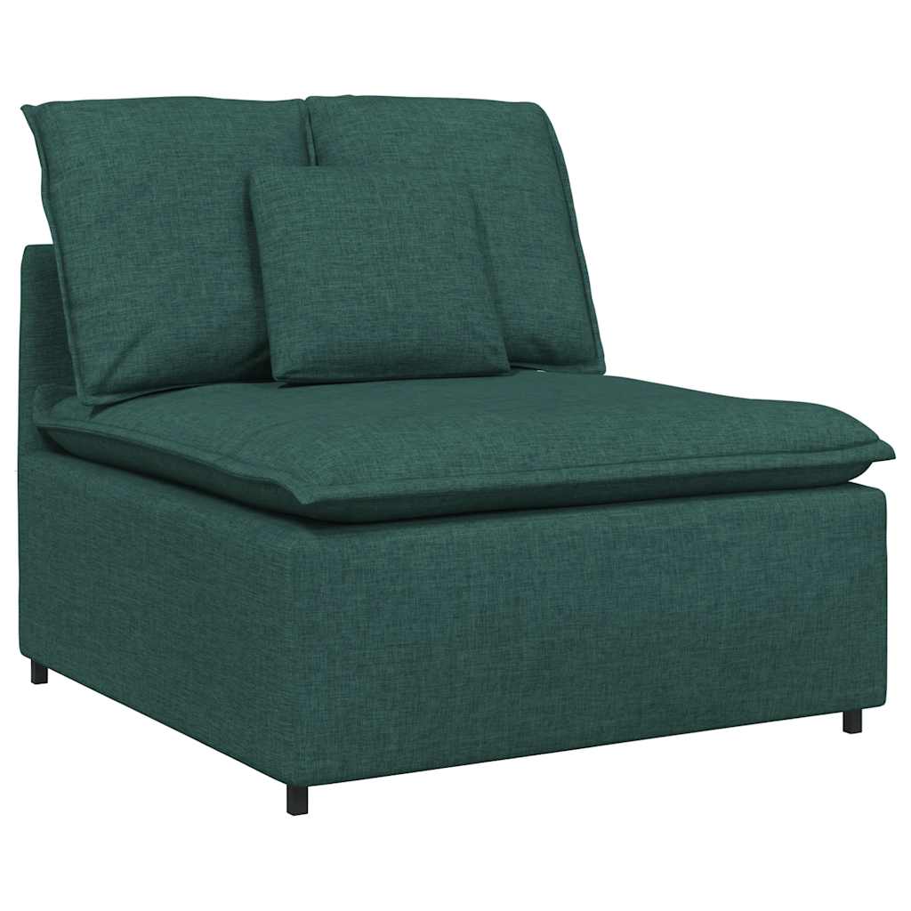 vidaXL Canapea modulară cu perne, verde închis vidaXL Canapea modulară cu perne, verde închis