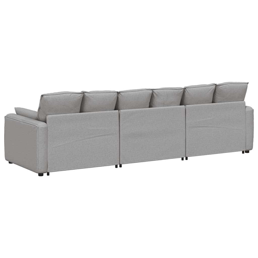vidaXL Canapea modulară cu perne, gri nor vidaXL Canapea modulară cu perne, gri nor