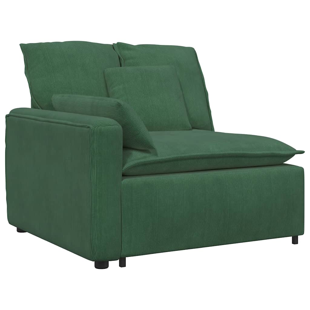 vidaXL Canapea modulară cu perne, verde închis
