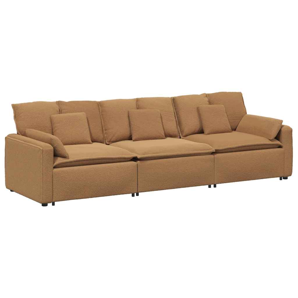 vidaXL Canapea modulară cu perne, bej vidaXL Canapea modulară cu perne, bej