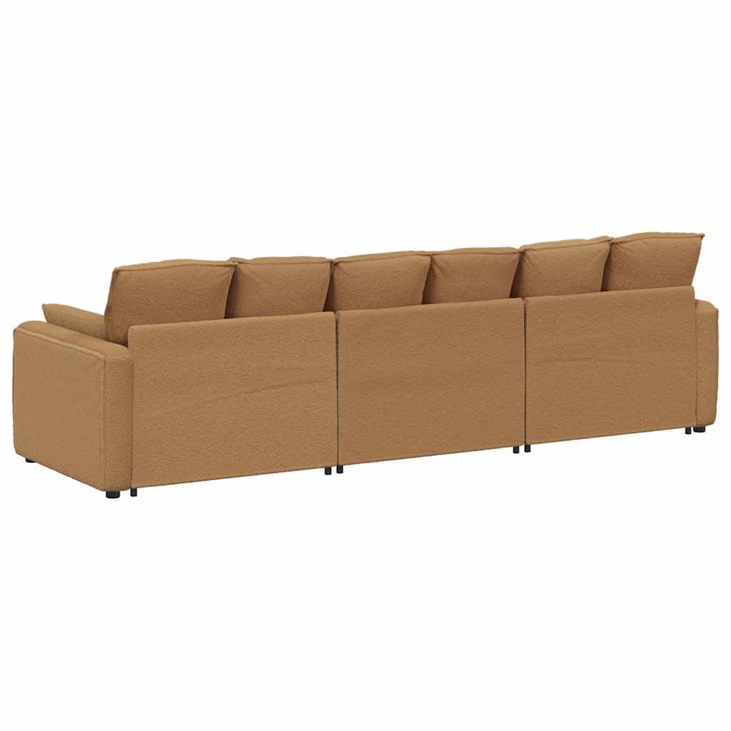vidaXL Canapea modulară cu perne, bej vidaXL Canapea modulară cu perne, bej