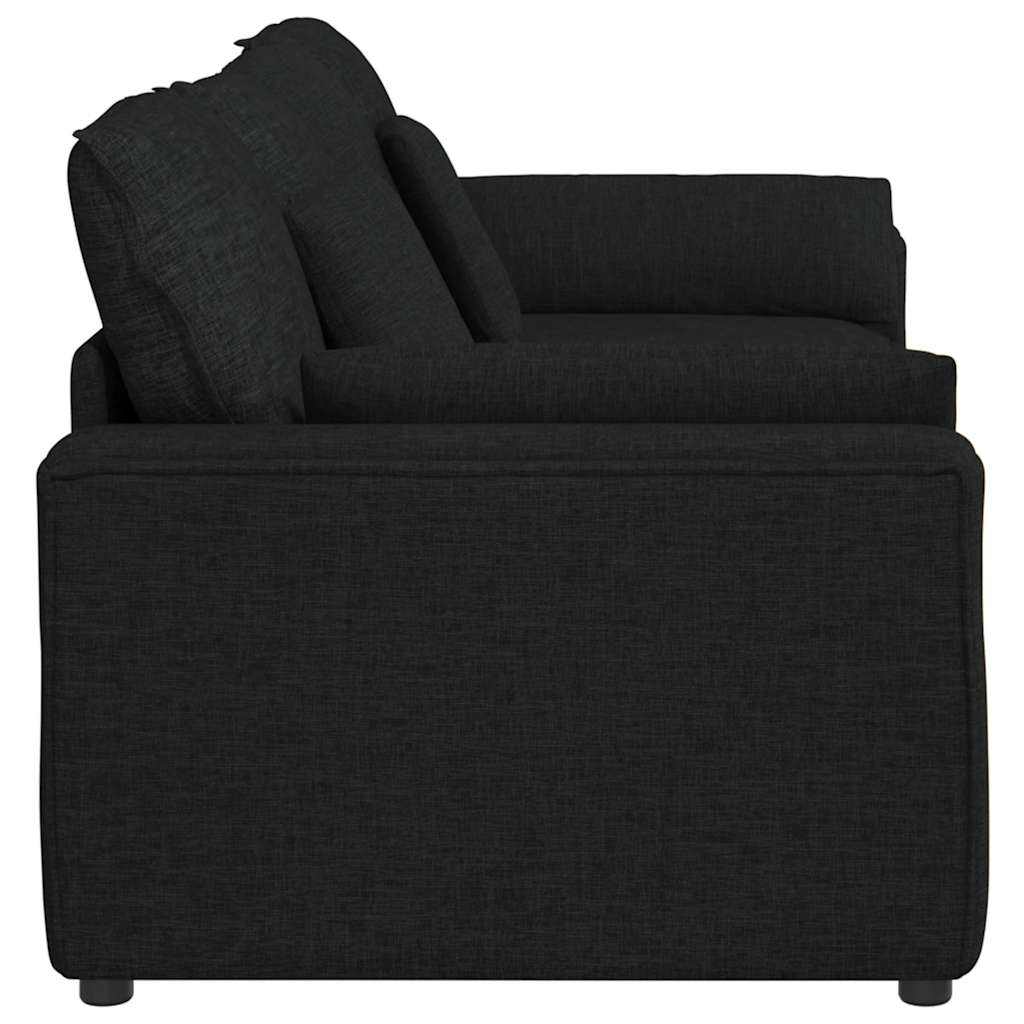vidaXL Canapea modulară cu perne, negru vidaXL Canapea modulară cu perne, negru