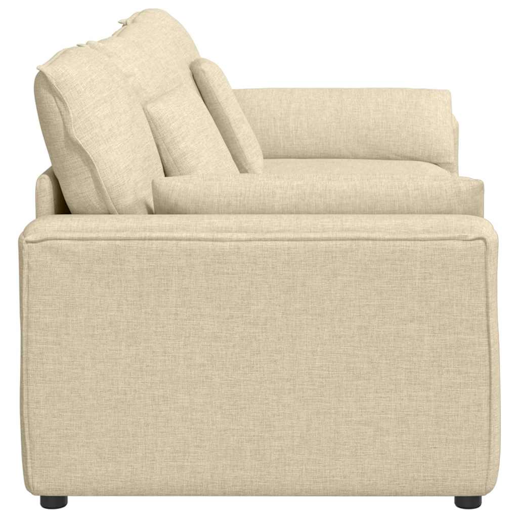 vidaXL Canapea modulară cu perne, crem vidaXL Canapea modulară cu perne, crem