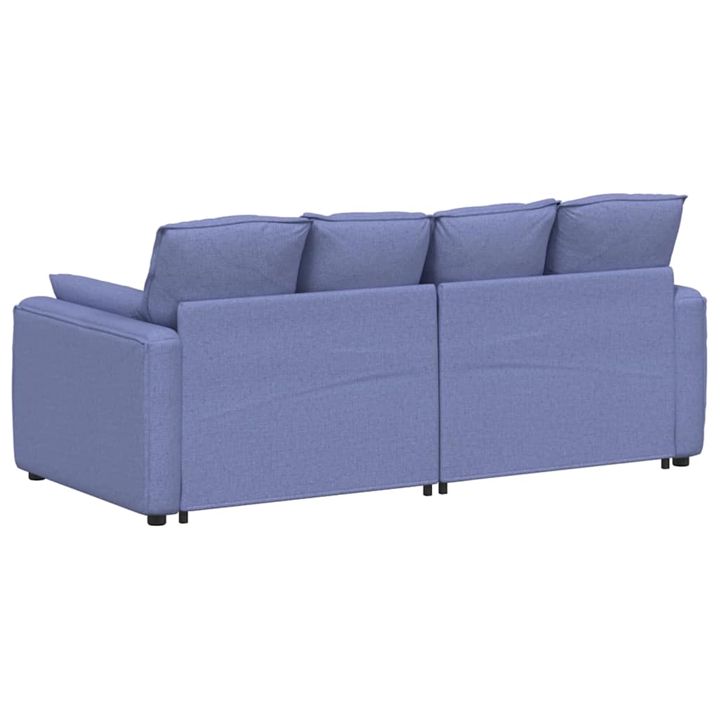 vidaXL Canapea modulară cu perne, albastru jeans vidaXL Canapea modulară cu perne, albastru jeans