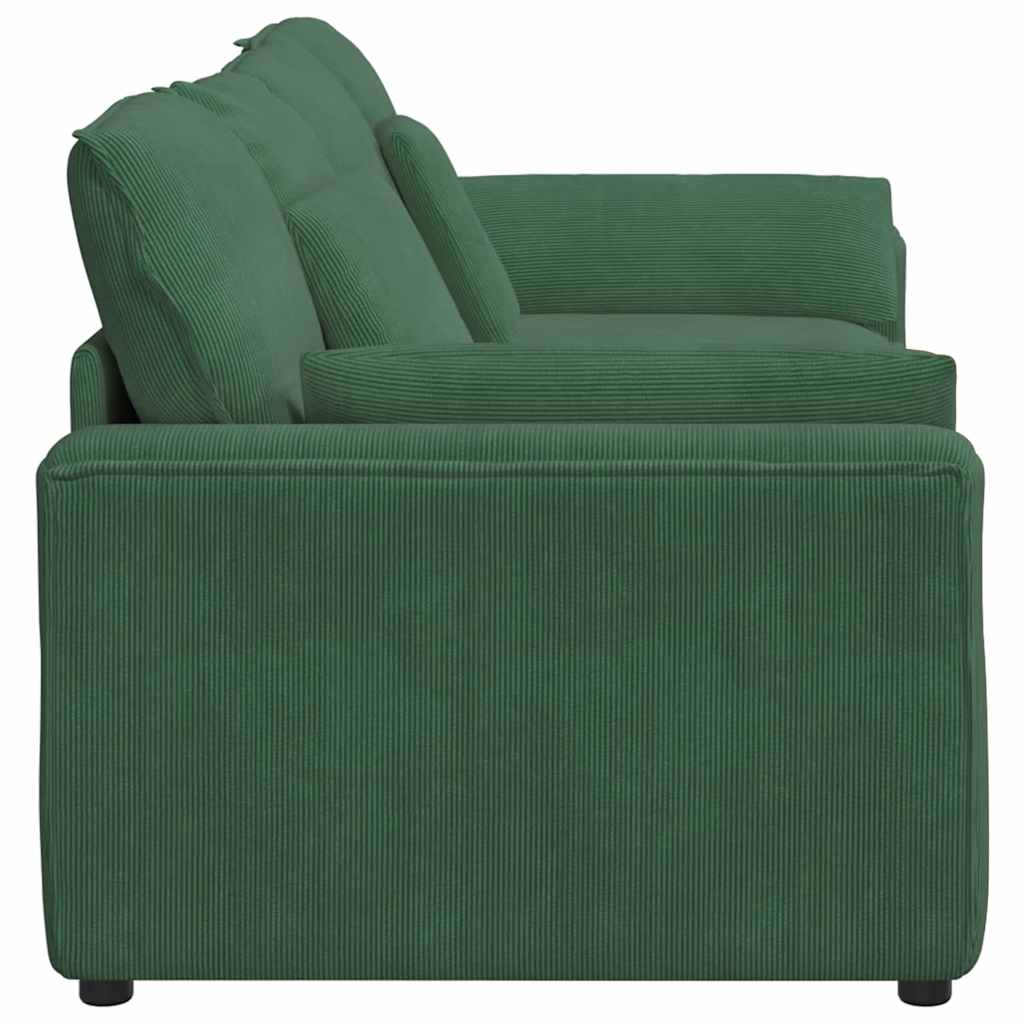 vidaXL Canapea modulară cu perne, verde închis
