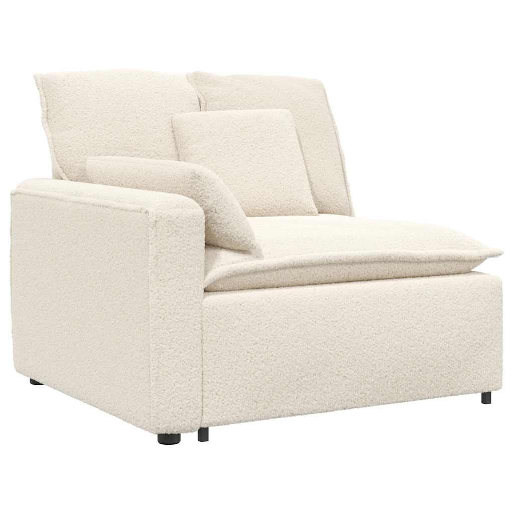 vidaXL Canapea modulară cu perne, crem vidaXL Canapea modulară cu perne, crem