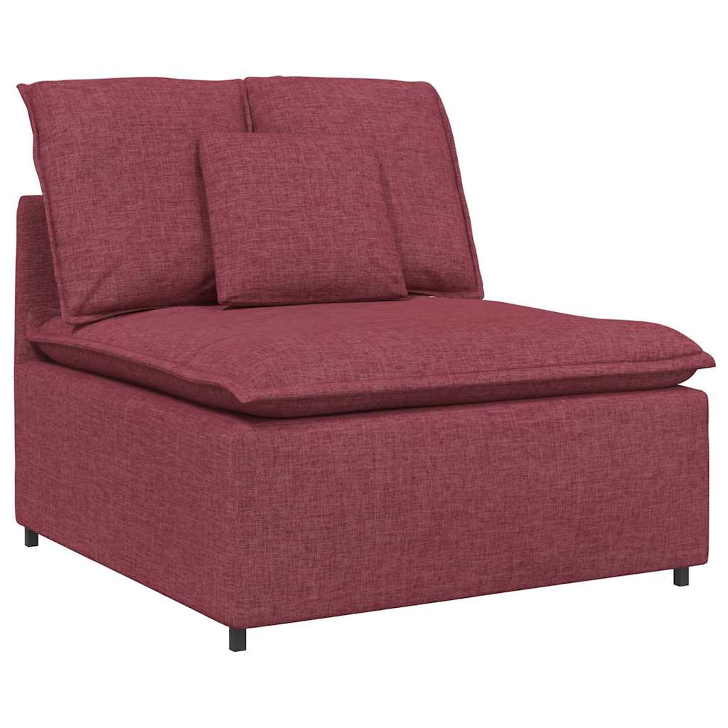 vidaXL Canapea modulară cu perne, roșu vin, textil vidaXL Canapea modulară cu perne, roșu vin, textil