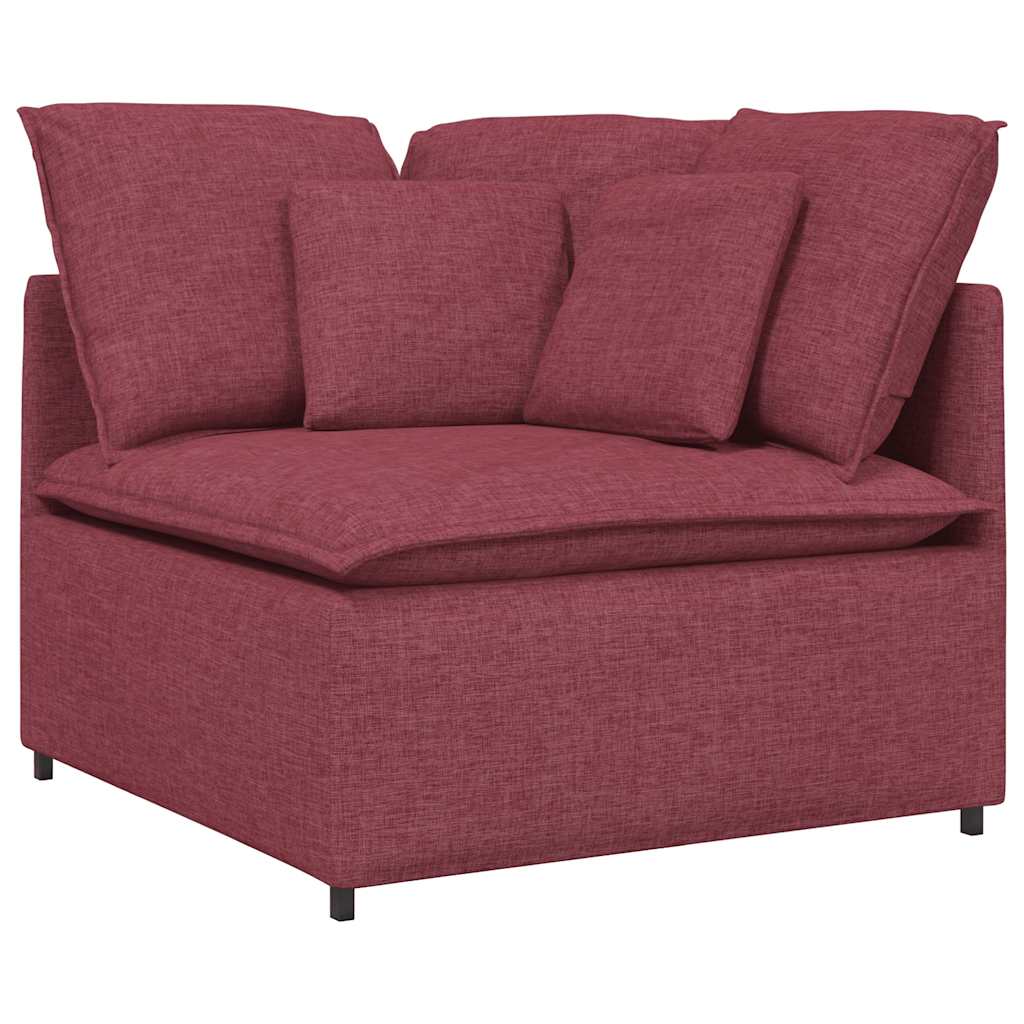 vidaXL Canapea modulară cu perne, roșu vin, textil vidaXL Canapea modulară cu perne, roșu vin, textil