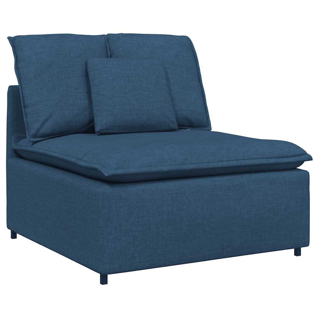 vidaXL Canapea modulară cu perne, albastru, textil vidaXL Canapea modulară cu perne, albastru, textil