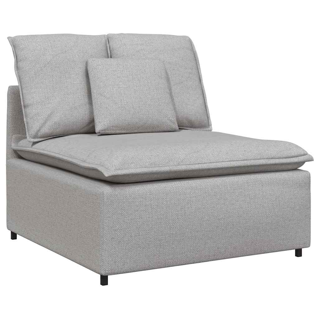vidaXL Canapea modulară cu perne, gri nor, textil vidaXL Canapea modulară cu perne, gri nor, textil