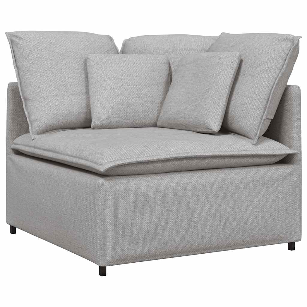 vidaXL Canapea modulară cu perne, gri nor, textil vidaXL Canapea modulară cu perne, gri nor, textil