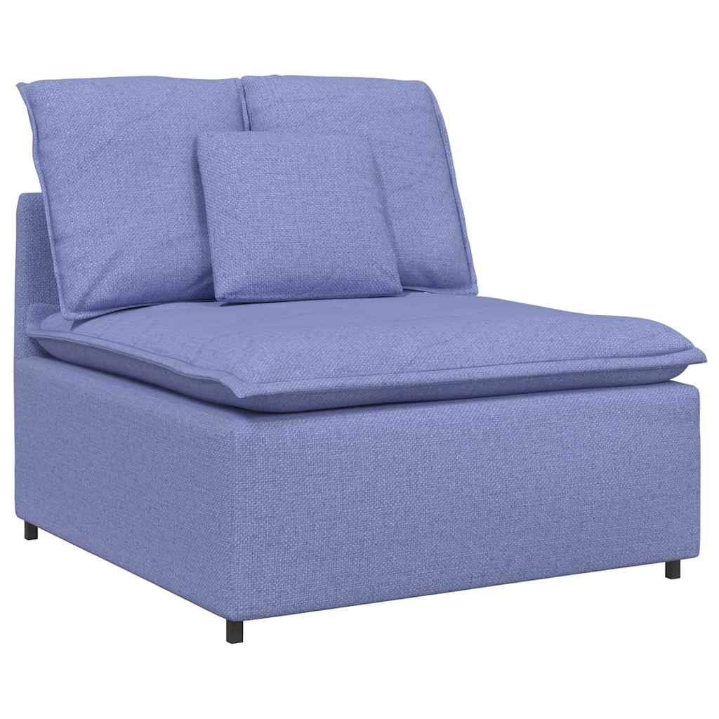 vidaXL Canapea modulară cu perne, albastru jeans, textil vidaXL Canapea modulară cu perne, albastru jeans, textil
