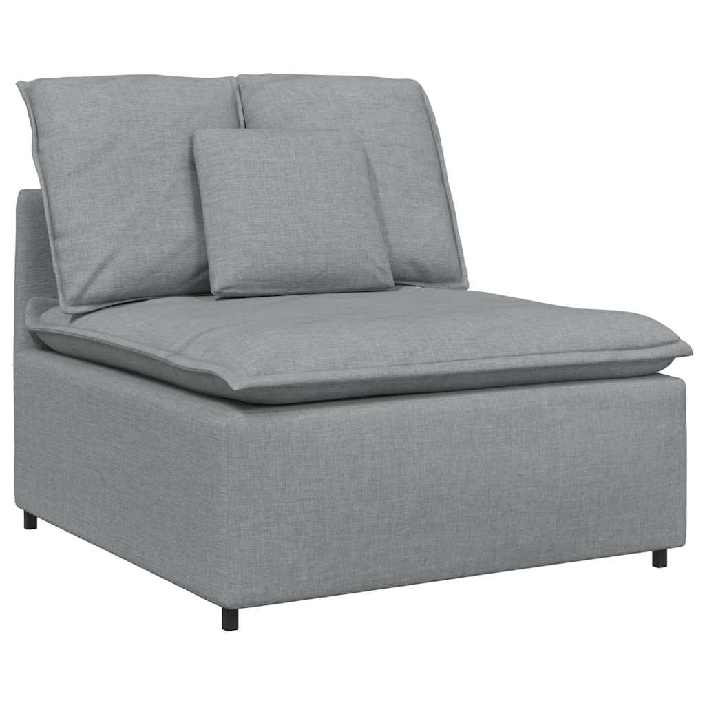 vidaXL Canapea modulară cu perne, gri deschis, textil vidaXL Canapea modulară cu perne, gri deschis, textil