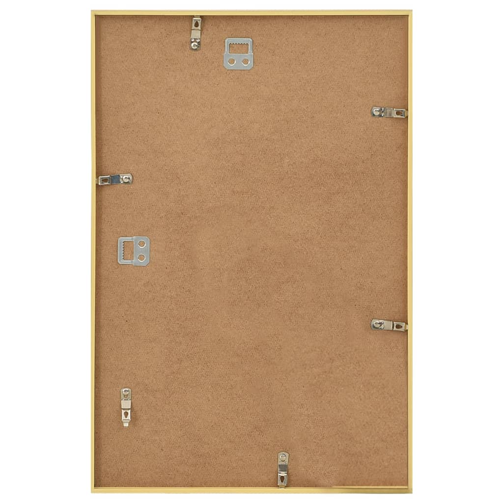 vidaXL Rame foto colaj pentru perete, 5 buc., auriu, 70x90 cm, MDF vidaXL Rame foto colaj pentru perete, 5 buc., auriu, 70x90 cm, MDF
