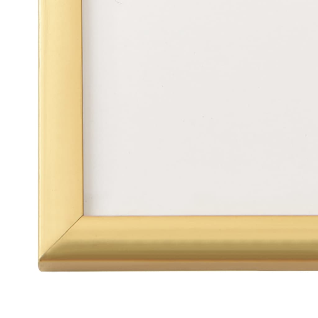 vidaXL Rame foto colaj pentru perete, 5 buc., auriu, 70x90 cm, MDF vidaXL Rame foto colaj pentru perete, 5 buc., auriu, 70x90 cm, MDF