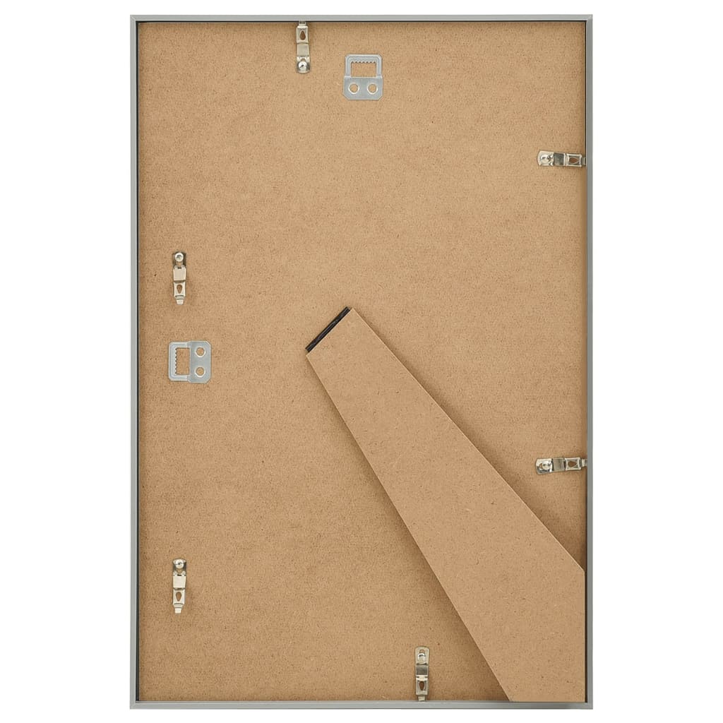 vidaXL Rame foto colaj de perete/masă 5 buc. argintiu 59,4x84 cm MDF vidaXL Rame foto colaj de perete/masă 5 buc. argintiu 59,4x84 cm MDF
