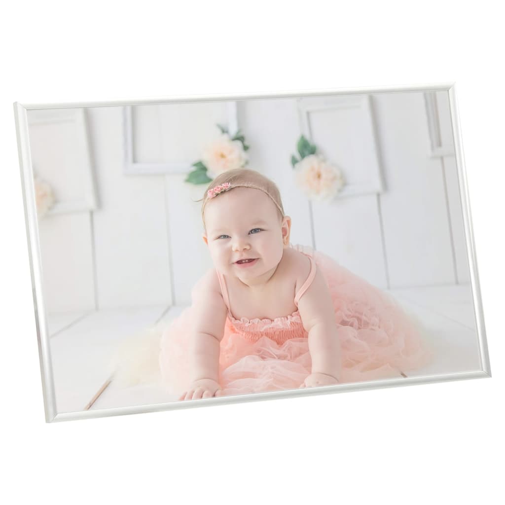 vidaXL Rame foto colaj pentru perete/masă 5 buc. argintiu 70x90 cm MDF vidaXL Rame foto colaj pentru perete/masă 5 buc. argintiu 70x90 cm MDF