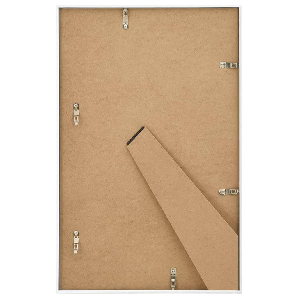 vidaXL Rame foto colaj pentru masă, 3 buc., alb, 10x15 cm, MDF vidaXL Rame foto colaj pentru masă, 3 buc., alb, 10x15 cm, MDF